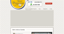 Desktop Screenshot of hotelpequenino.com.br